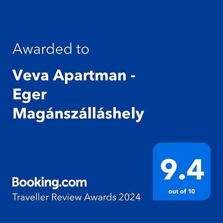 Veva Apartman - Eger Maganszallashely Экстерьер фото